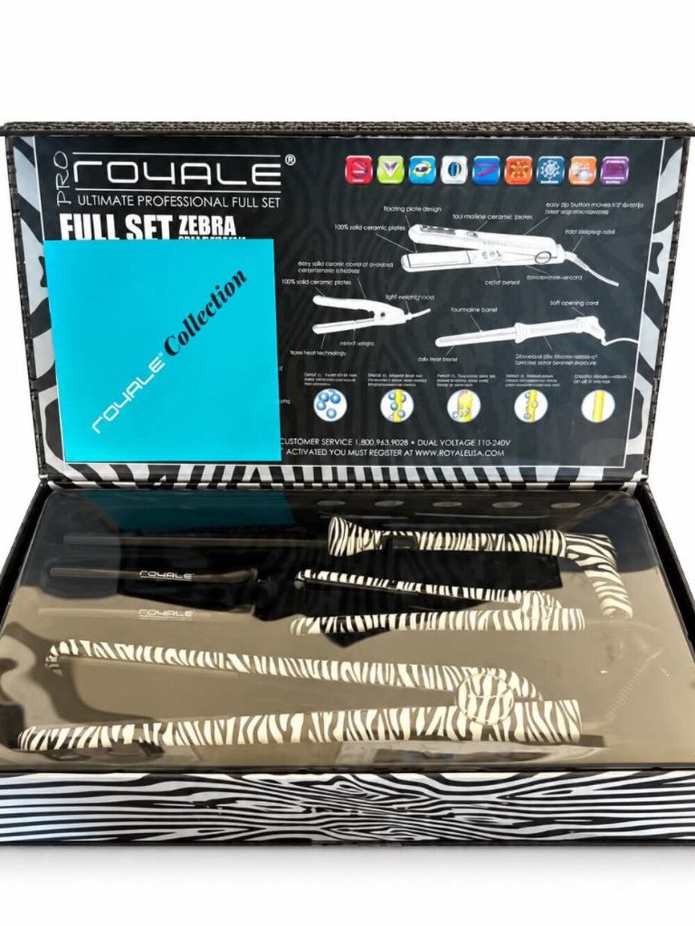 Brand new in box Royale Zebra Full Set Collection
